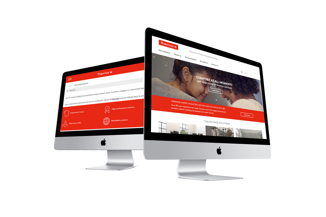 Thermor mockup vue mac